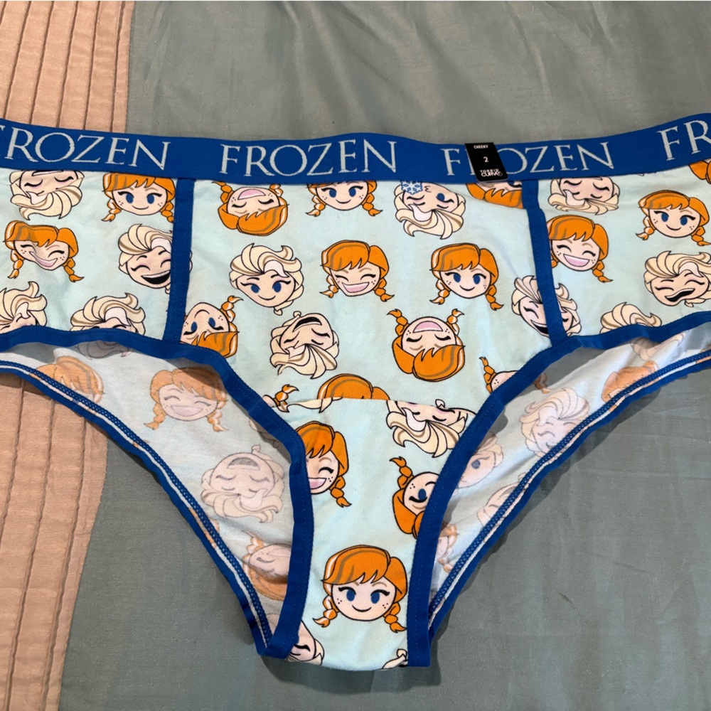 Torrid Blue and White Frozen Character Cheeky underwear